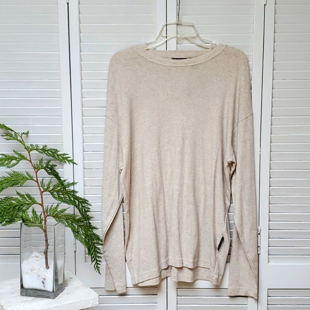 NWT STRUCTURE Mens Size M Long Sleeve Pullover Crew Neck